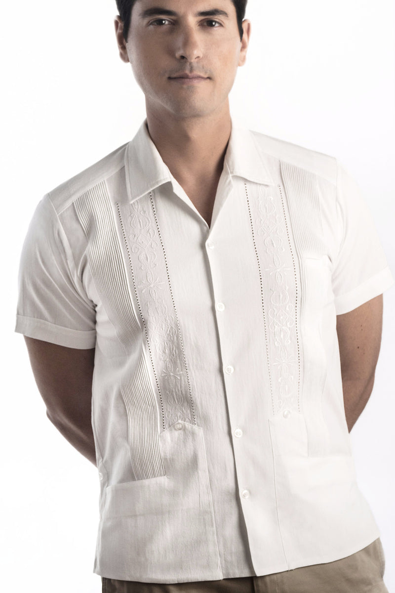 韓国男子 人気[NOMANUAL] NM GUAYABERA HALF SLEEVE SHIRT Guayabera.Amazon.GRMCM.Main.